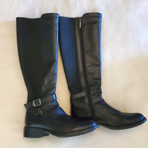 Aquatalia tall leather boots size 6 - Picture 1 of 16